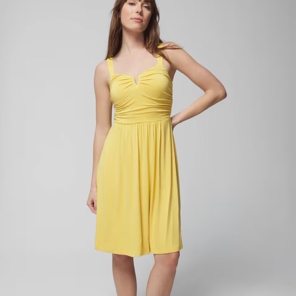 Soma SOFT JERSEY supporting V-Wire Short Bra Dress summer beach comfy size XS - Picture 1 of 14
